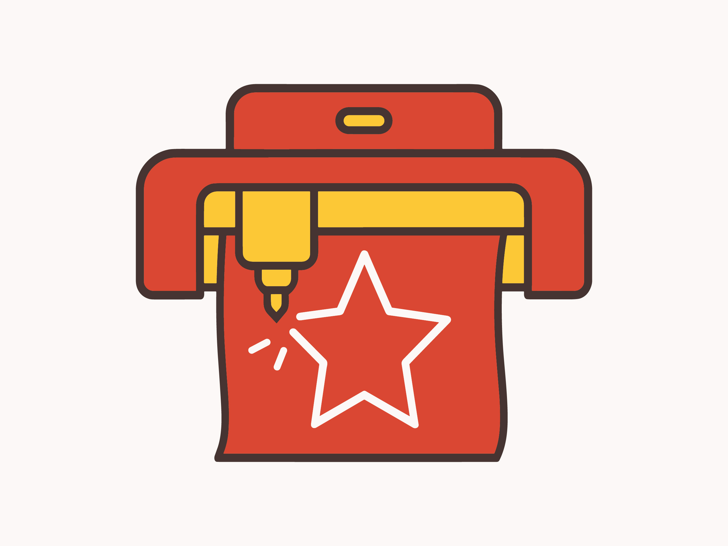 Plotter schneidet Folie